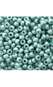 Miyuki rocailles Perlen 8/0 - Opaque matte luster sea foam 8-2028